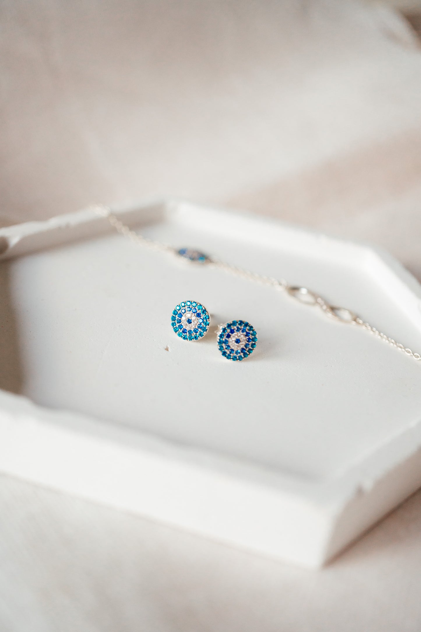 Everyday Evil Eye Studs