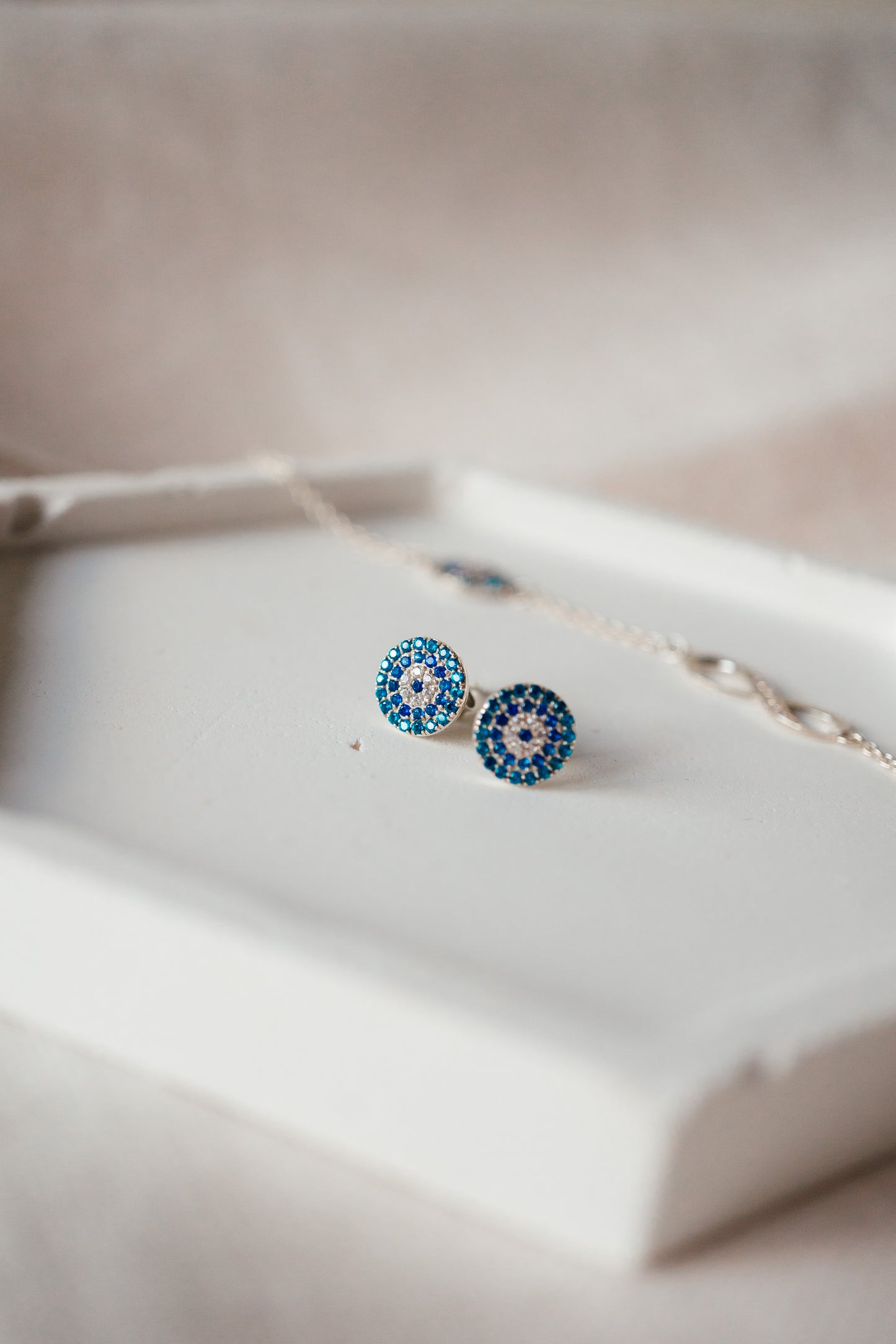 Everyday Evil Eye Studs