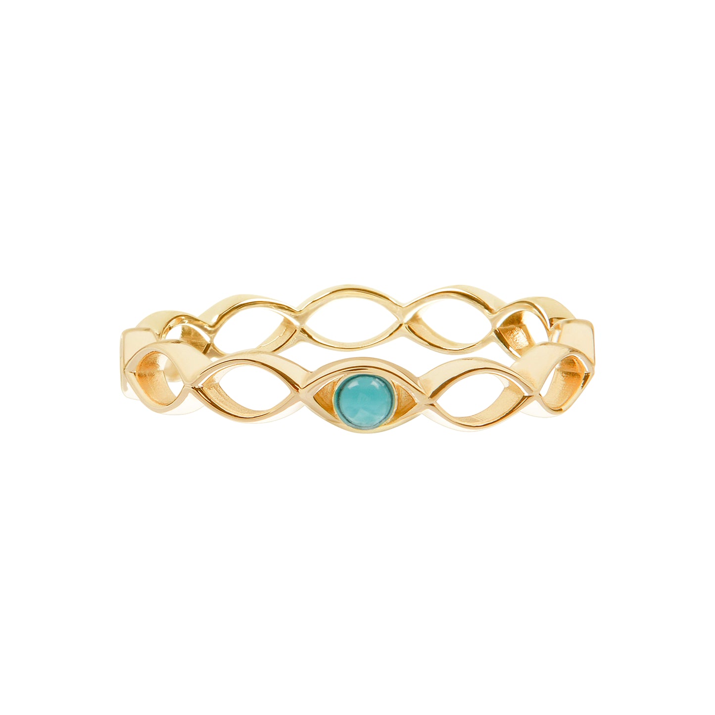 Evil Eye Turquoise Ring